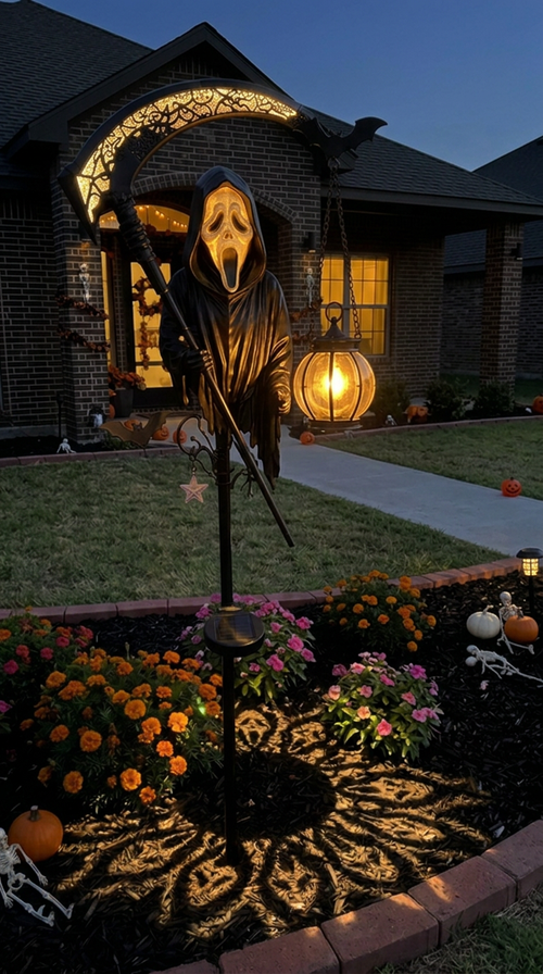 Spooky Yard Lamp